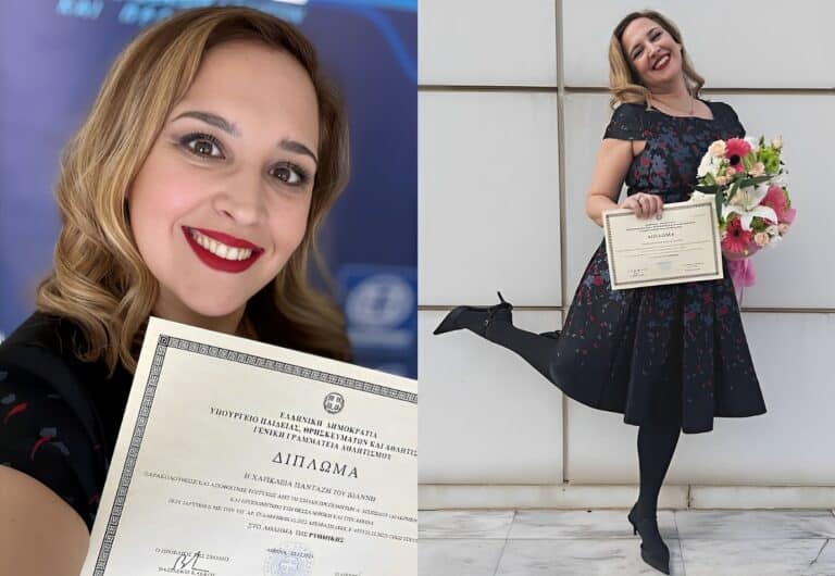 Τα όνειρα δεν έχουν ηλικία, παράδειγμα προς μίμηση: Πτυχιούχα Πανεπιστημίου στα 40 της η Κλέλια Πανταζή