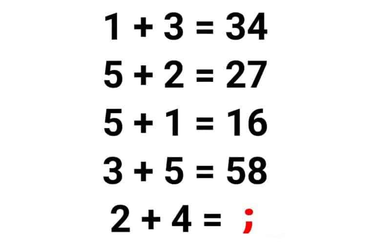 Τεστ IQ για δυνατούς λύτες: Μπορείτε να βρείτε τον αριθμό που λείπει σε λιγότερο από 8 δευτερόλεπτα;