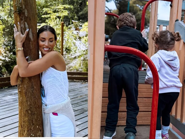 Αθηνά Οικονομάκου: Με τα παιδιά της στην παιδική χαρά – «Πόσο ευγνώμων για τη χαρά που φέρνουν στη ζωή μου»