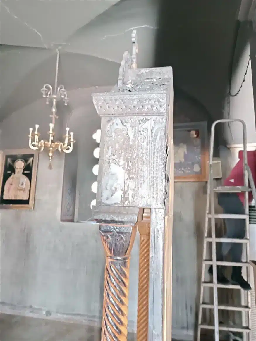 Καταστράφηκε από φωτιά ο ναός του Αγίου Νικολάου - Έμεινε άθικτη η εικόνα του Αγίου! 36 312d3449 b027 4c17 b5d2 fa8b75f1889f