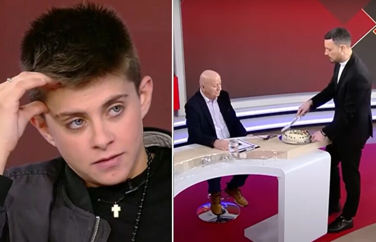 Κάνει σόου ο Πέτρος Κουσουλός: Έκοψε κομμάτι βασιλόπιτας για την Ειρήνη Μουρτζούκου – Σε ποιον «έπεσε» το φλουρί