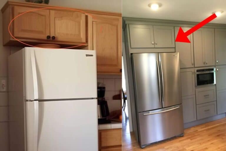 Μικρά ντουλάπια πάνω από το ψυγείο: πολλοί από εμάς δεν ξέρουμε καν ποια είναι η πραγματική τους χρήση