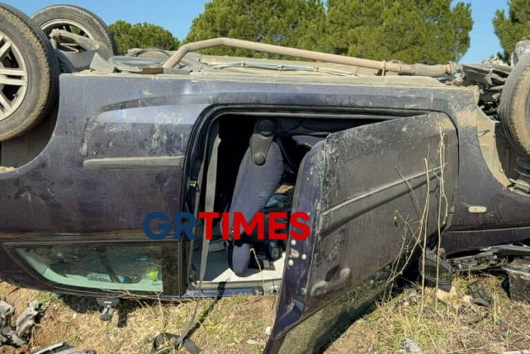 Σοβαρό τροχαίο – Τρεις τραυματίες, ανάμεσά τους και ένα παιδί