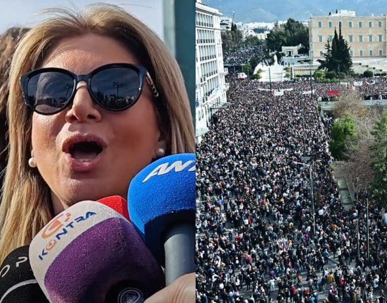 Ασταμάτητη η Μαρία Καρυστιανού: Είπε σήμερα στο Σύνταγμα λόγια που κανένας δεν τολμάει να πει