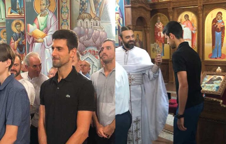 Νόβακ Τζόκοβιτς: Περίμενε το πρόσφορο με ταπεινότητα και ευλάβεια στην Σερβική Ορθόδοξη Εκκλησία στην Αυστραλία