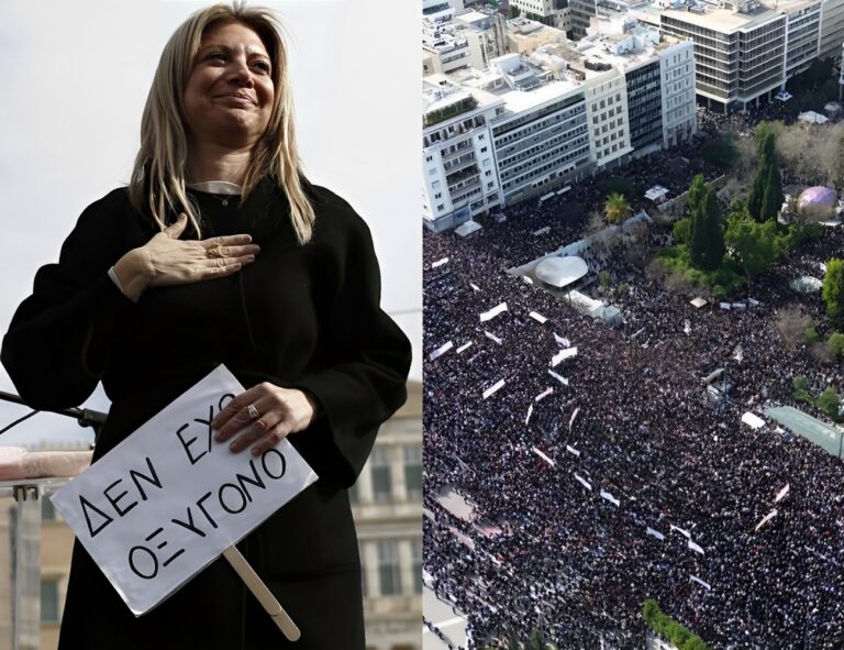 Νέο ξέσπασμα της Καρυστιανού – «Είπε» με 8 λέξεις ποιοι φταίνε για τα Τέμπη και προκάλεσε «σεισμό»