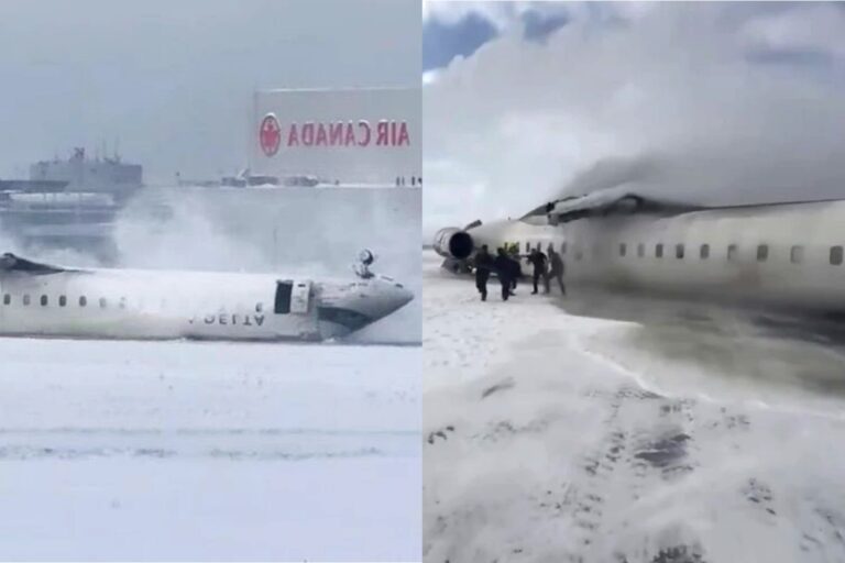 Συμβαίνει Τώρα: Αεροπλάνο με 80 επιβάτες συνετρίβη στο αεροδρόμιο