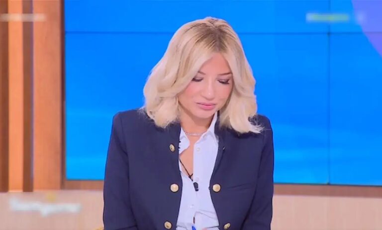 Σε σοκ η Φαίη Σκορδά – Δεν μπόρεσε να εκφωνήσει την είδηση στον αέρα