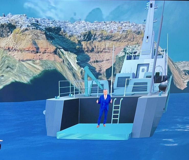 «Πήγε»… Σαντορίνη ο Ευαγγελάτος – Στο καράβι πάνω στους σεισμούς, δίπλα από το ηφαίστειο – «Μπήκε» μέσα στον βυθό