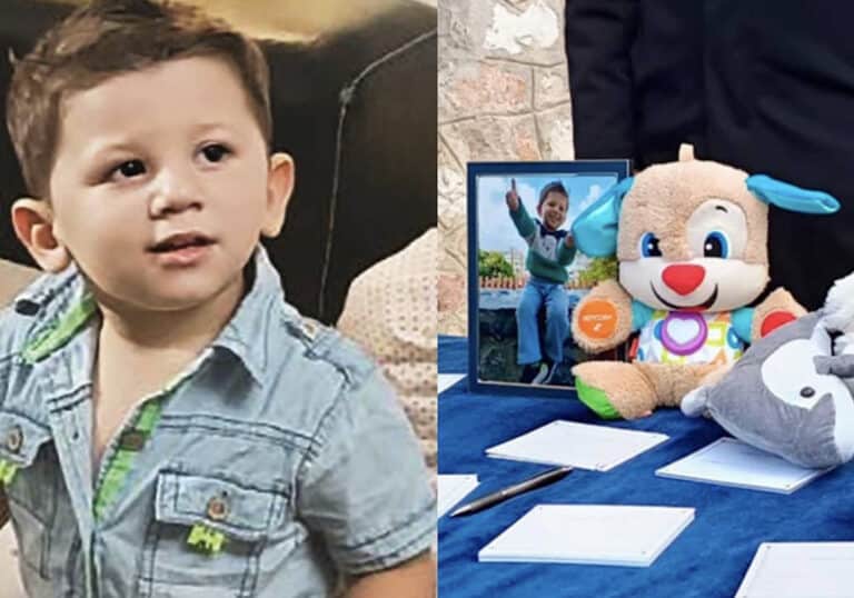 Δάκρυσε και η Παναγία – Θρήνος στην κηδεία του 3χρονου Άγγελου – Στο τραπέζι το αγαπημένο του αρκουδάκι
