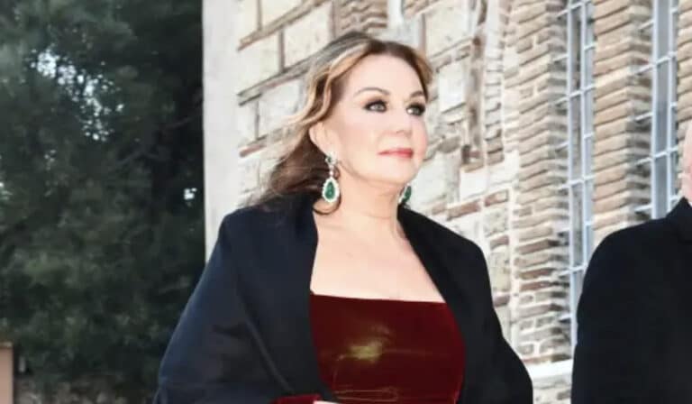 Διαχρονική ομορφιά: Η Αγάπη Πολίτη με τη Τζέιν Φόντα στη γαμήλια δεξίωση της Μαργαρίτας Λάτση το ΄90
