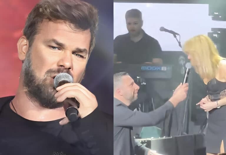 Σάλος με τον Γιώργο Σαμπάνη με αυτά που είπε σε θαμώνα που έκανε πρόταση γάμου στη σκηνή