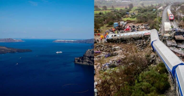 Σάλος με όσα γράφονται για τα Τέμπη και την Σαντορίνη