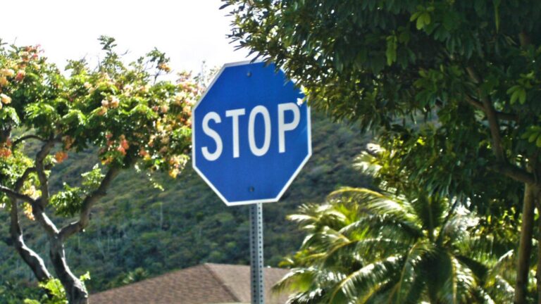 Αυτό είναι το άγνωστο μπλε STOP των δρόμων – Τι σημαίνει, τι πρέπει να κάνει όταν το συναντήσεις