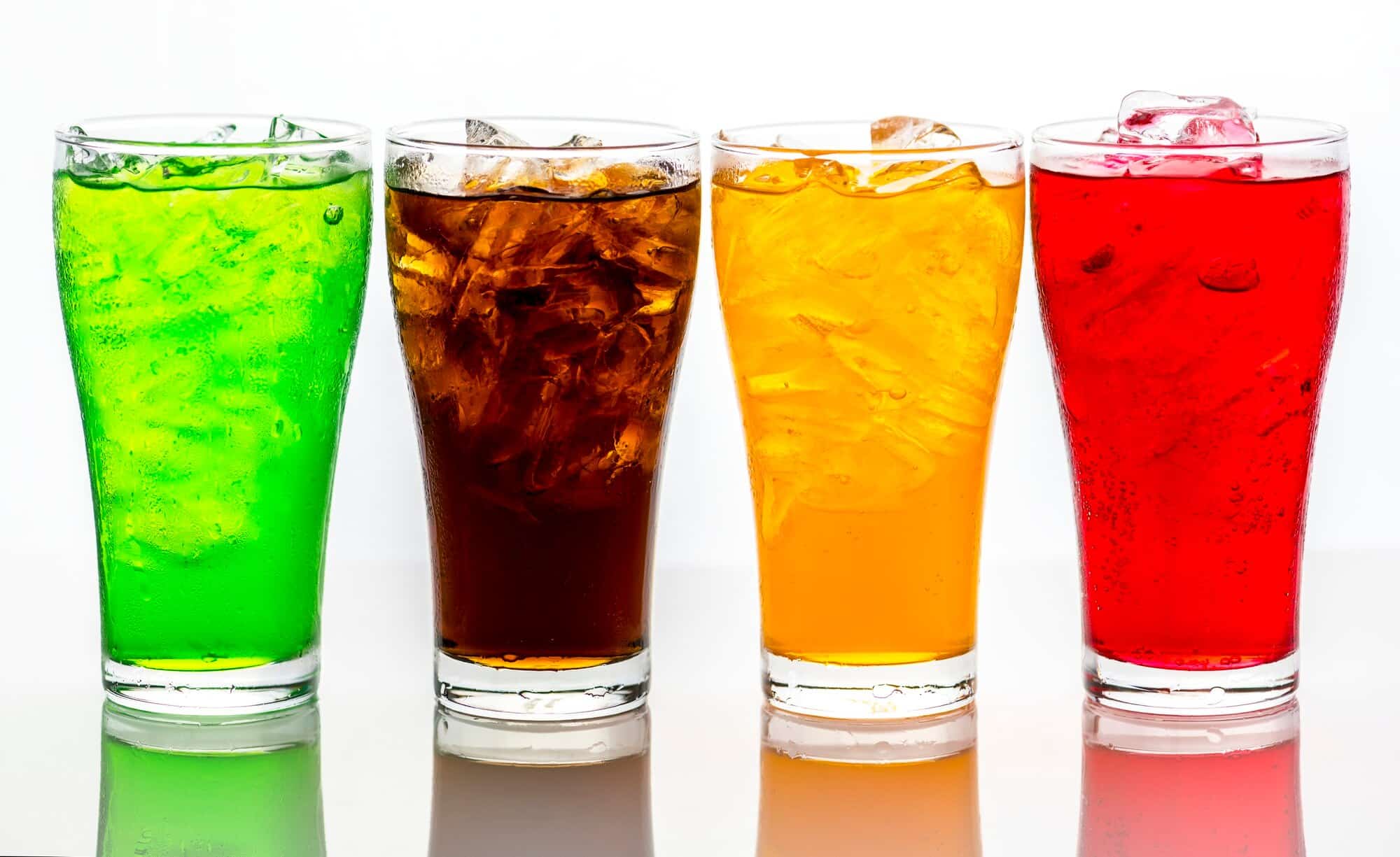 colorful soda drinks macro shot 53876 32239