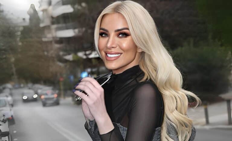Η Κατερίνα Καινούργιου με το φόρεμα από τα Zara που είναι ιδανικό για τη βόλτα μετά τη δουλειά
