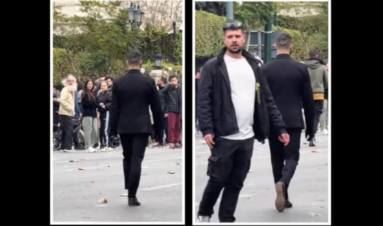 Τέμπη: «Ψάχνουν» τον «Εκτελεστή» με το μαύρο κοστούμι, τα γάντια και την… χειροβομβίδα