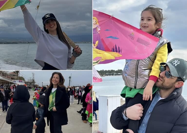 Καθαρά Δευτέρα: Οι celebrities σε οικογενειακές εξορμήσεις με τα παιδιά τους, πέταξαν χαρταετό