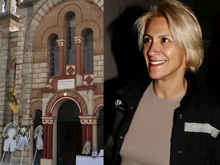 Κηδεία Καίτης Κωνσταντίνου: Συγκλονίζει το στεφάνι με το μήνυμα από τις φίλες της