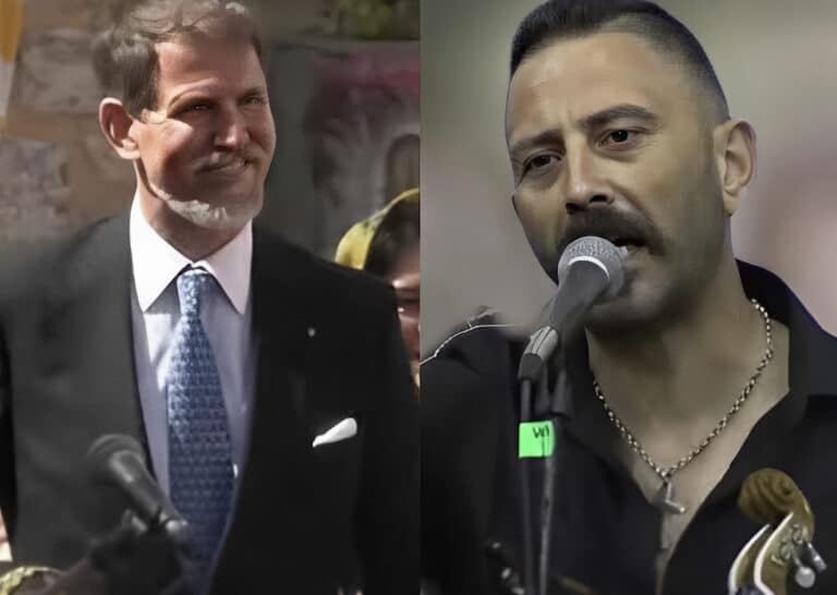 «Ο Ελληνισμός σε θέλει Βασιλιά» – «Παγωμάρα» με την μαντινάδα του Κρητικού λυράρη στον… Ντε Γκρες