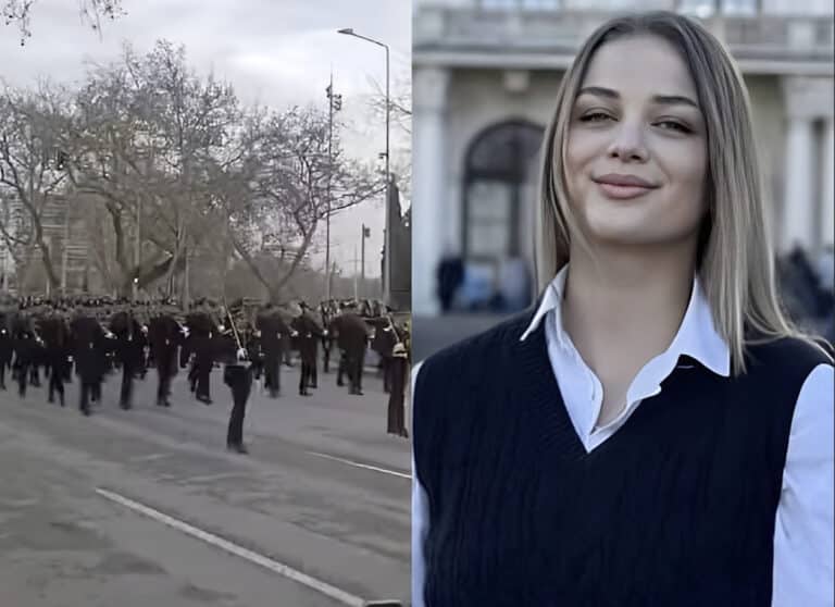 Συγκλόνισαν οι σπουδαστές της σχολής Αξιωματικών Σωμάτων στην παρέλαση – Φώναξαν συνθήματα για την Κλαούντια που σκοτώθnκε στα Τέμπη