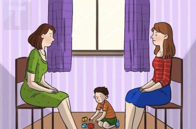 Μπορείτε να μαντέψετε ποια είναι η μάνα του παιδιού;