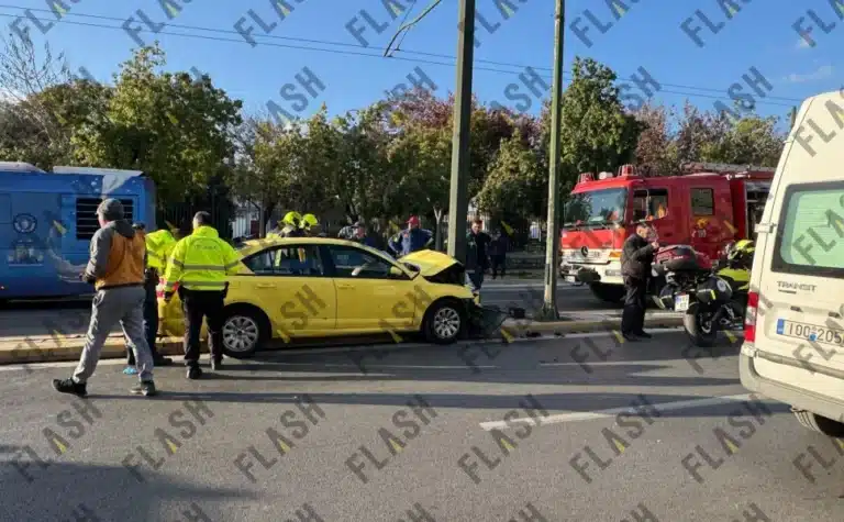 Νεκρή και η γυναίκα που επέβαινε στο μοιραίο ταξί, στην οδό Πειραιώς