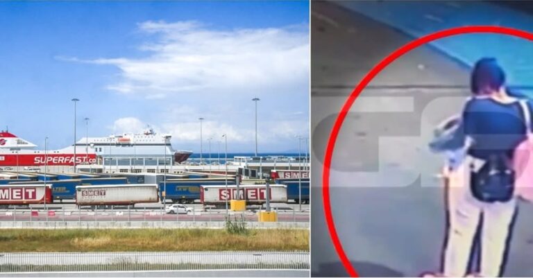 Βίντεο ντοκουμέντο: Η στιγμή που η νταλίκα πατάει  την ατύχη 47χρονη ναυτικό –  Πpοσοχή σκλnρές εικόνες