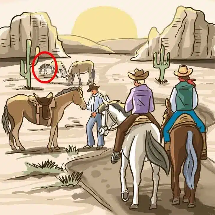 find the mistake in the desert picture solved 1