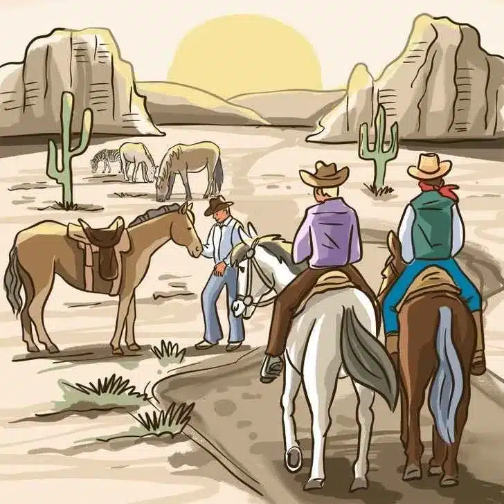 find the mistake in the desert picture