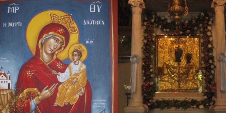 To μέγα θαύμα της Παναγίας Μυρτυδιώτισσας και η ιστορία πίσω από το όνομά της