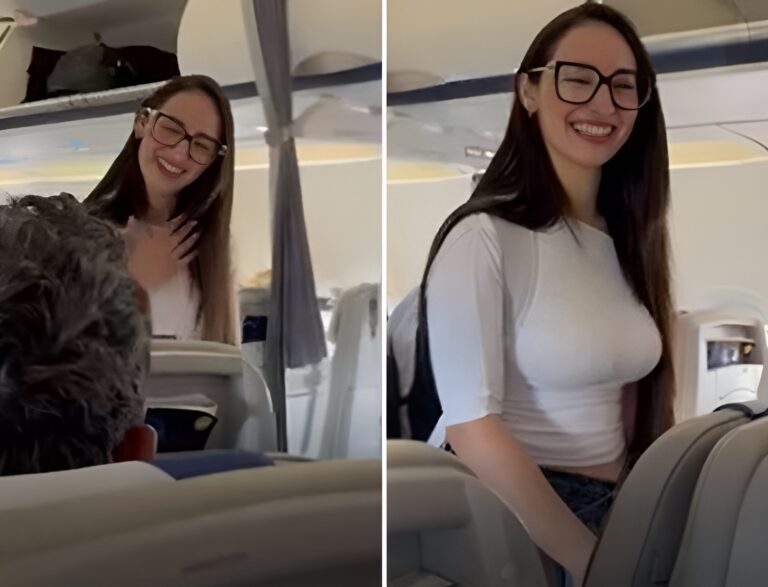 Κλαυδία: Χαμογελαστή και ευδιάθετη επιστρέφει στην Ελλάδα – Το βίντεο μέσα από το αεροπλάνο