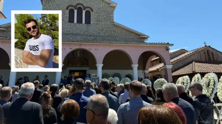 Τρίκαλα: Βουβός πόνος στην κηδεία του 30χρονου Στέφανου που πνίγηκε στη Λευκάδα