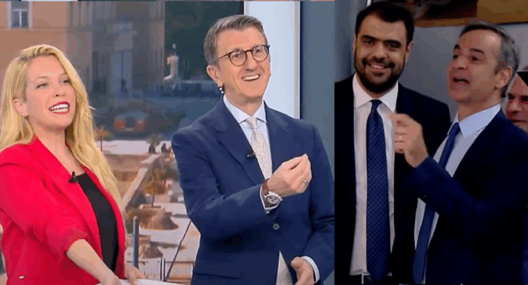 Χάρηκε ο Πορτοσάλτε με την επίσκεψη του Κυριάκου Μητσοτάκη στο πλατό της εκπομπής: «Περάστε μέσα κύριε Πρόεδρε»