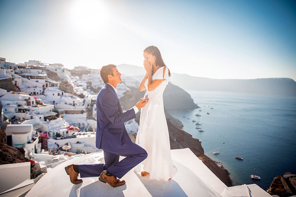 proposal santorini