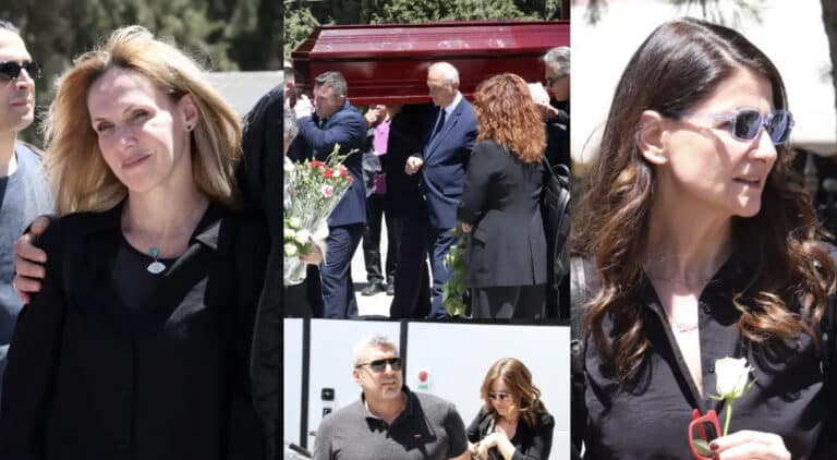 Δημήτρης Σουλελές: Θλίψη στην κηδεία του προσωπικού κομμωτή της Μαρινέλλας