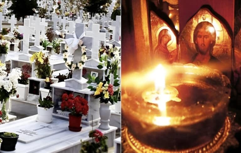 Γιατί πρέπει να ανάβουμε κεριά και καντήλι στους τάφους των νεκρών;