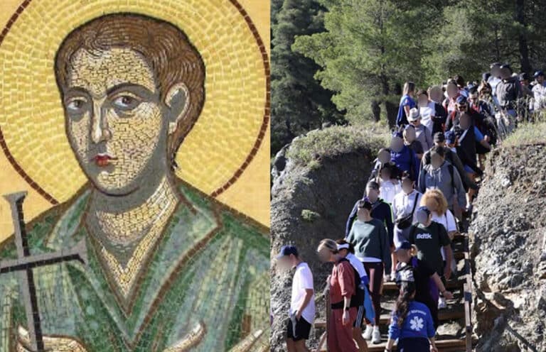 Εύβοια: Χιλιάδες κόσμου περπατούν 20 χιλιόμετρα για τάμα στον Άγιο Ιωάννη Ρώσο