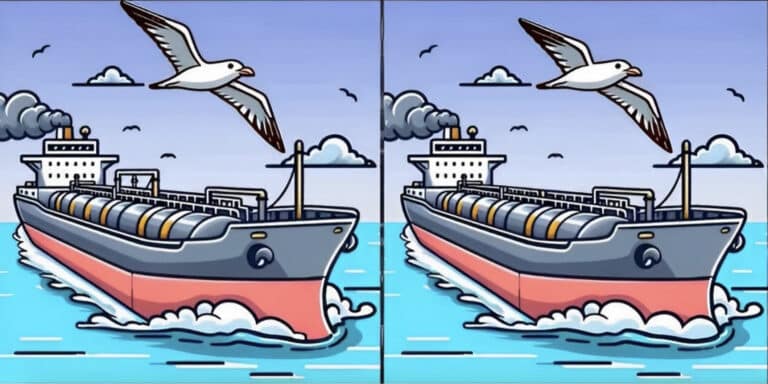 Μπορείτε να βρείτε τις 3 διαφορές στις εικόνες με ένα δεξαμενόπλοιο σε 15 δευτερόλεπτα;