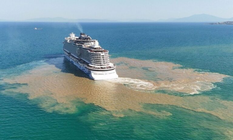 Βόλος: Το αποχαιρετιστήριο «δώρο» που «άφησε» πίσω του το κρουαζιερόπλοιο NORWEGIAN