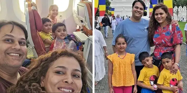 Η τραγική τελευταία selfie οικογένειας πριν την αεροπορική τραγωδία στην Ινδία: Ζευγάρι γιατρών με τα παιδιά τους
