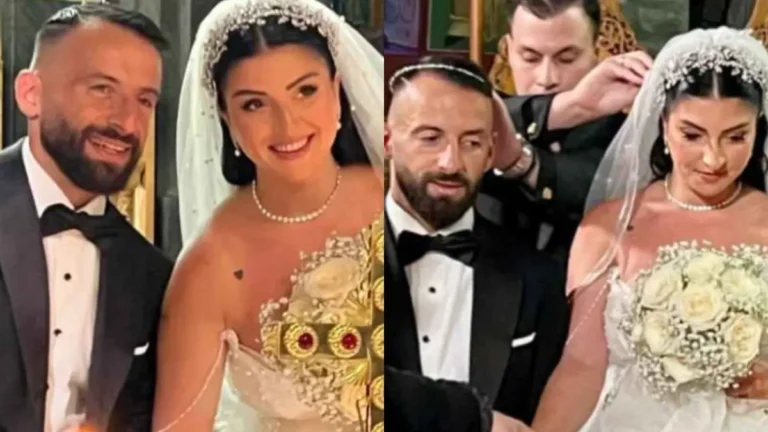 Παντρεύτηκε πασίγνωστος Έλληνας διεθνής ποδοσφαιριστής – Το ξέφρενο γλέντι και η εντυπωσιακή νύφη