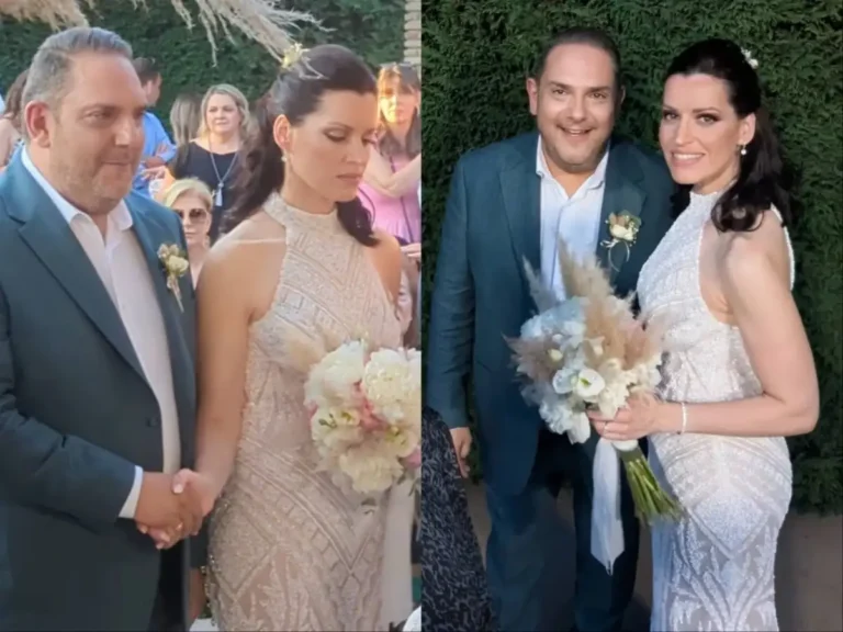 Στέλιος Διονυσίου και Αγνή Καλουμένου: Παντρεύτηκαν και βάφτισαν τα δίδυμα παιδιά τους