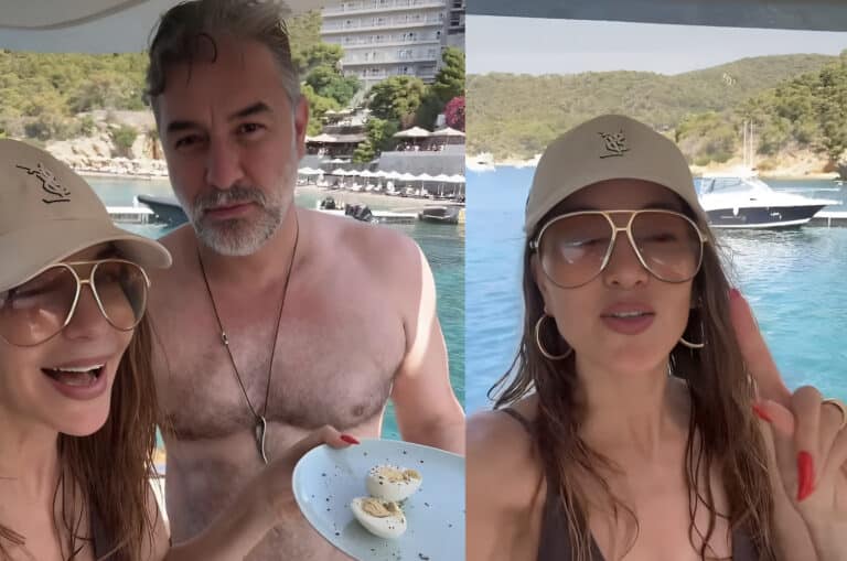 Βανδή σε Μπισμπίκη: «Ποια άλλη θα τα έκανε για εσένα όλα αυτά;» – Το βίντεο από τις διακοπές τους στη Μύκονο