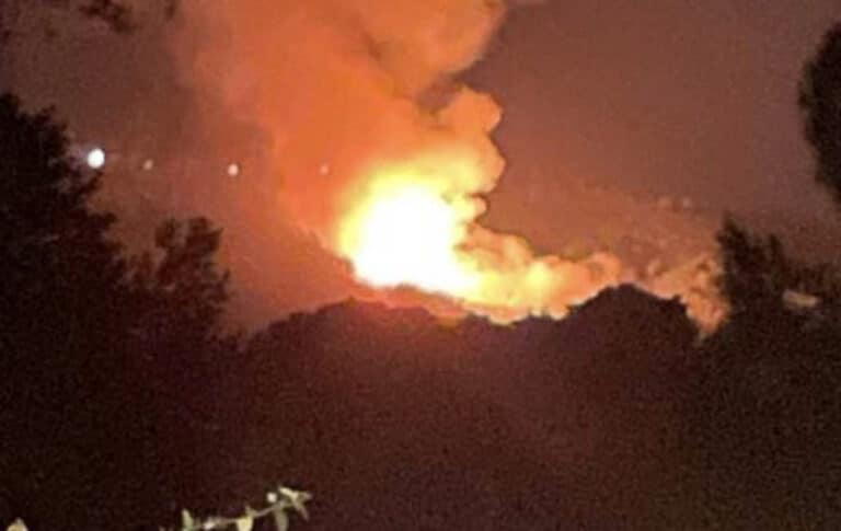 Φωτιά στη Σκιάθο στον ΧΥΤΑ στην περιοχή Παναγία Κουνίστρα