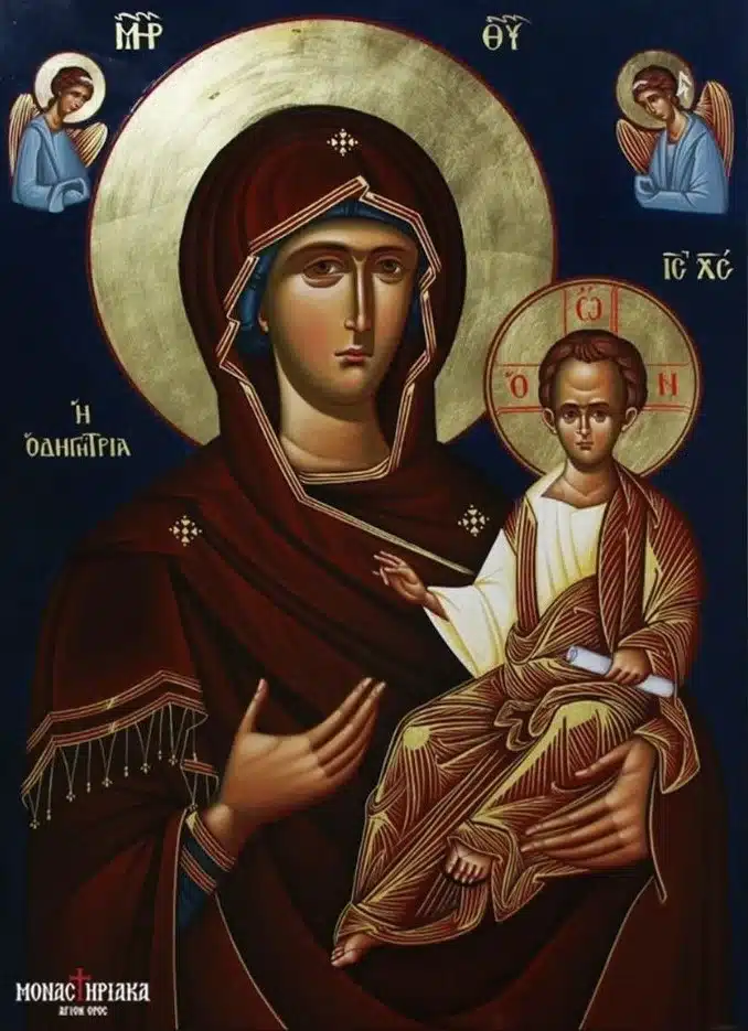 theotokos hodegetria xenofontos monastery