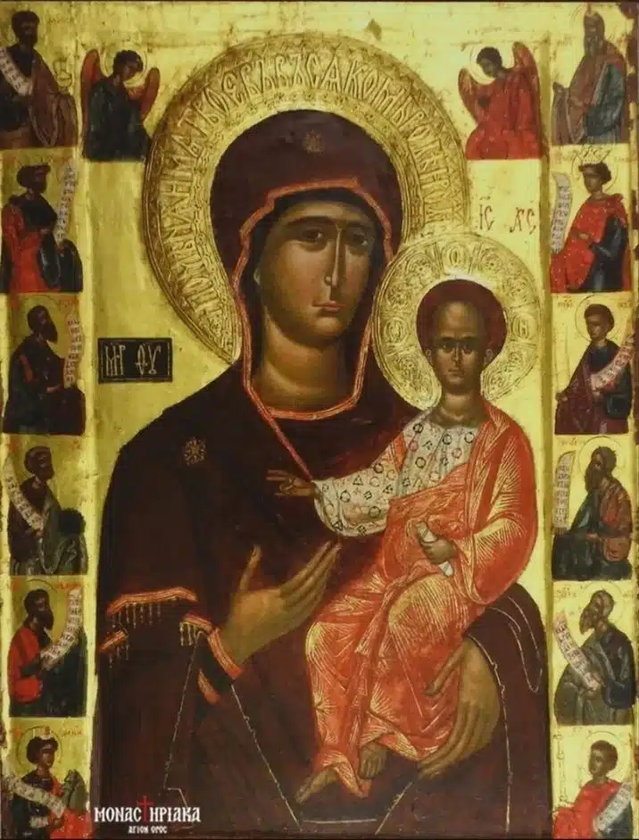 xenofontos monastery theotokos hodegetria