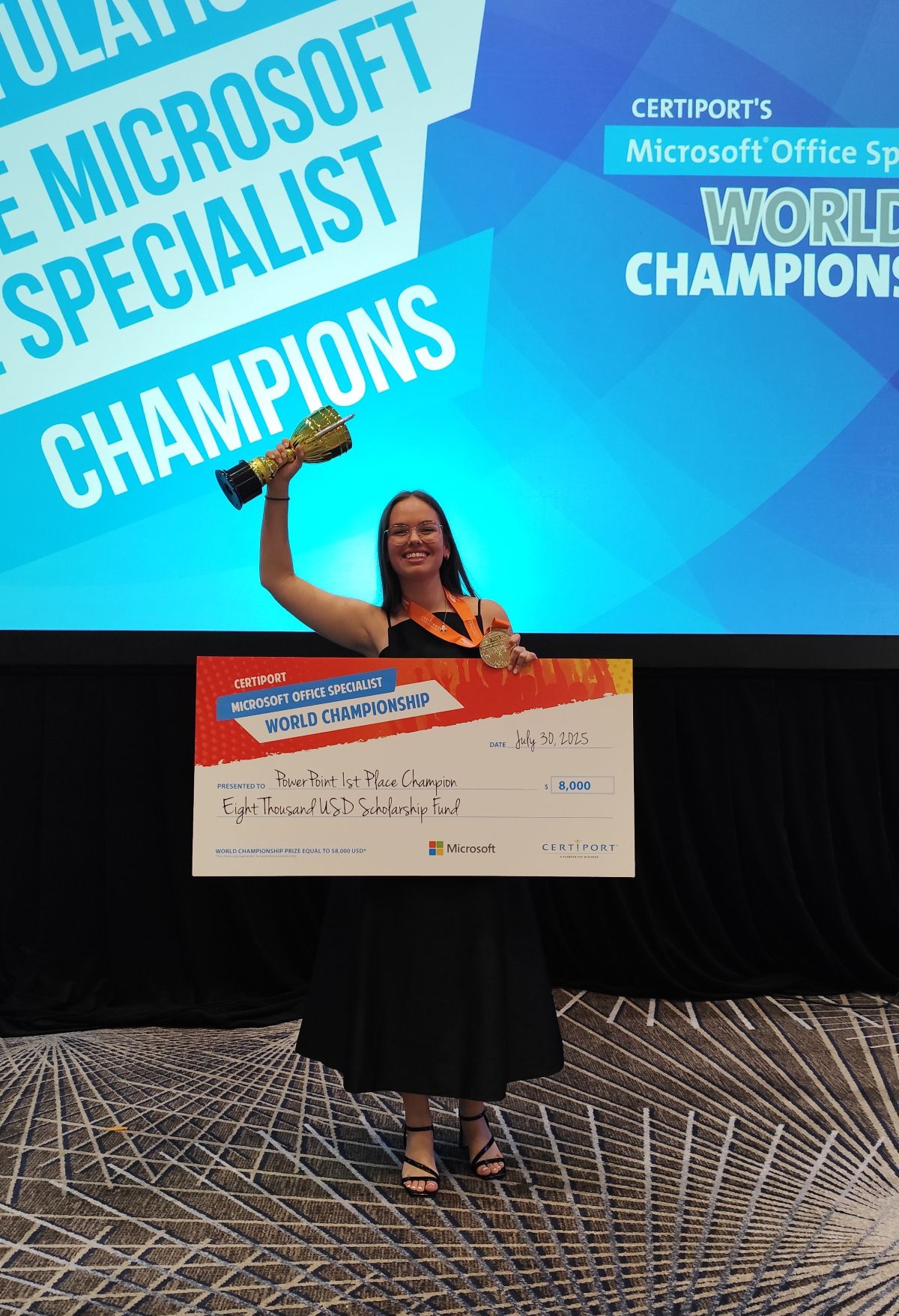microsoft office specialist winners 2