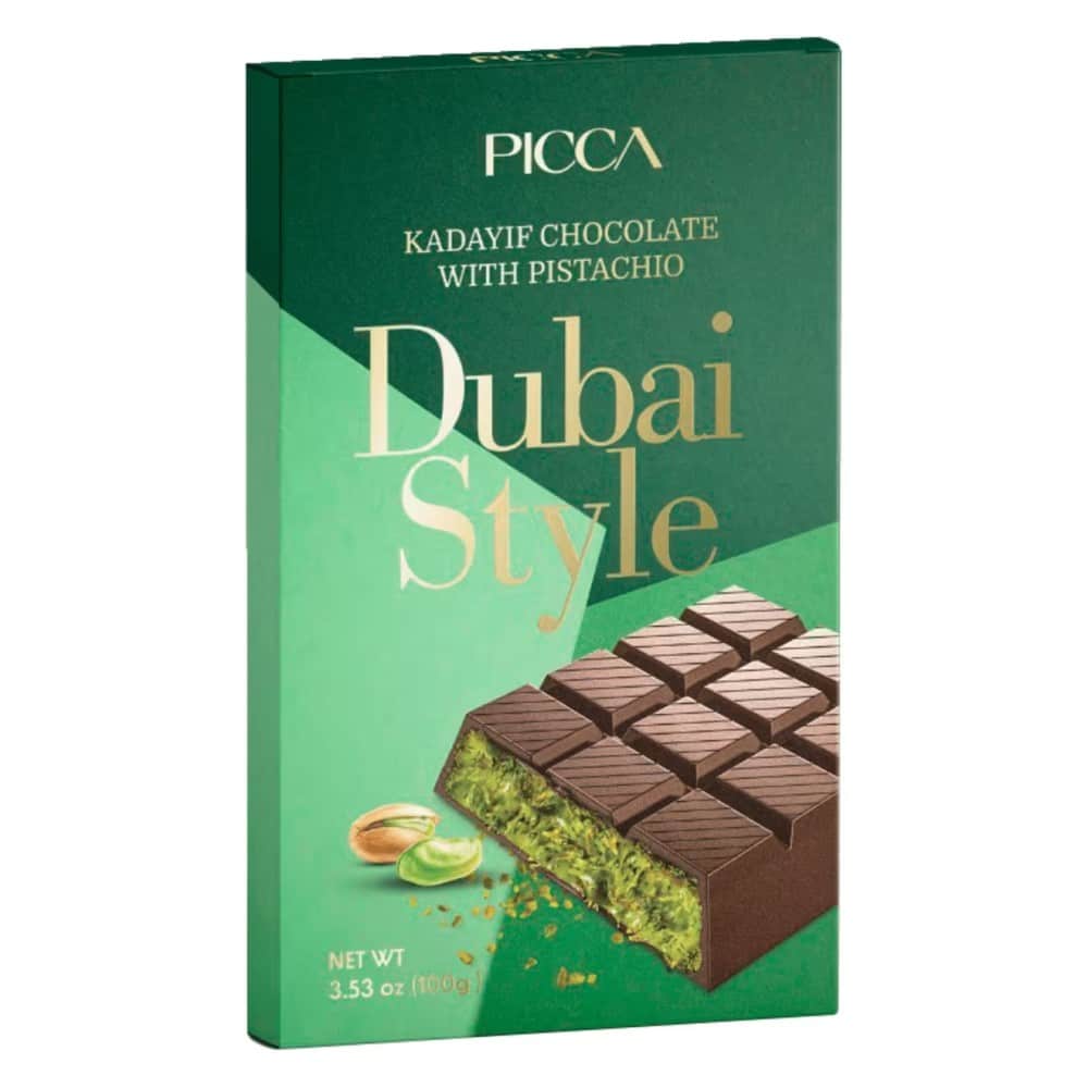 picca dubai style chocolate 100 g 35 oz