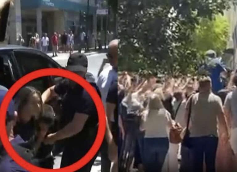 Εικόνες που θυμίζουν Πισπιρίγκου με τη Μουρτζούκου στην Πάτρα: «Φόνıσσα» φώναζε ο κόσμος όταν έφτασε στα δικαστήρια